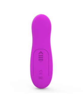 Stimulateur de clitoris par vibrations sur membranes violet 10 vitesses de voyage 